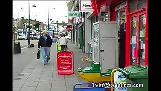 Sexy guy loves property fucked by dildo